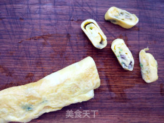 槐花鸡蛋饼的做法步骤：5
