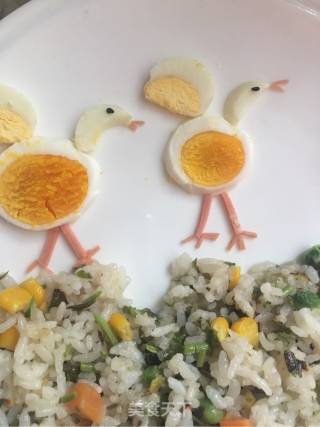 香椿炒饭的做法步骤：12