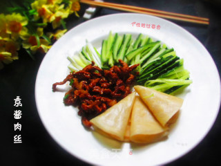 京酱肉丝的做法步骤：5