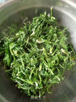 荠菜丸子的做法步骤：3