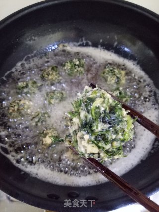 荠菜丸子的做法步骤：11