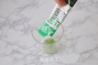 青汁面条的做法步骤：2