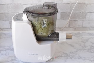 青汁面条的做法步骤：8