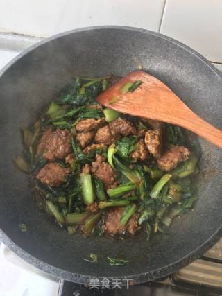 肉丸粉丝小白菜的做法步骤：9