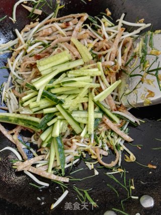 炒饼的做法步骤：9