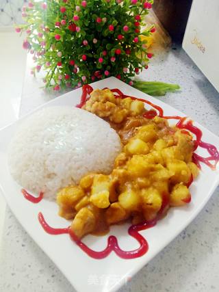 土豆咖喱的做法步骤：7