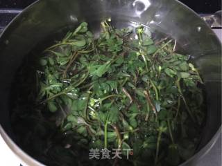 马齿苋凉拌木耳的做法步骤：4