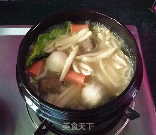 浓汤面疙瘩火锅的做法步骤：6