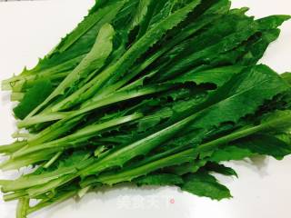 凉拌油麦菜的做法步骤：1