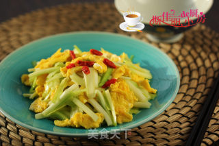 韭菜炒鸡蛋的做法步骤：9