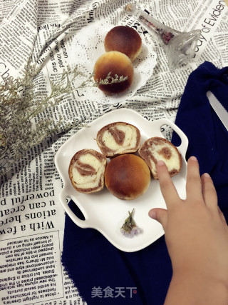 双色小餐包的做法步骤：18