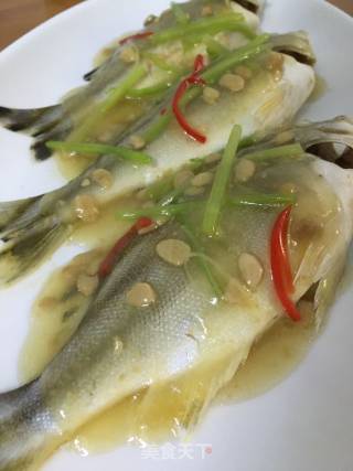 豆酱蒸细鳞鯻的做法步骤：14