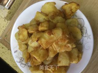 拨丝苹果的做法步骤：3