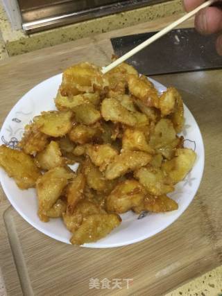 拨丝苹果的做法步骤：4