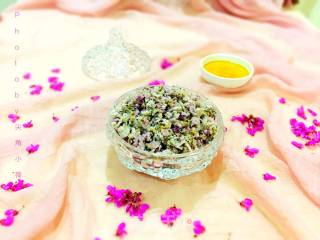 ＃春食野菜香＃粉蒸紫荆花的做法步骤：9
