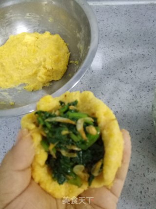 棒子面野菜团子的做法步骤：10