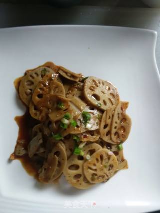 凉拌孜然藕片的做法步骤：3