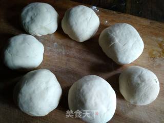 ＃春食野菜香＃奶香荠菜发面饼的做法步骤：13