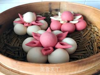 花朵馒头的做法步骤：19