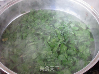 枸杞苗炒豆腐碎的做法步骤：3