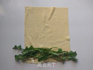 蒲公英菜卷的做法步骤：5
