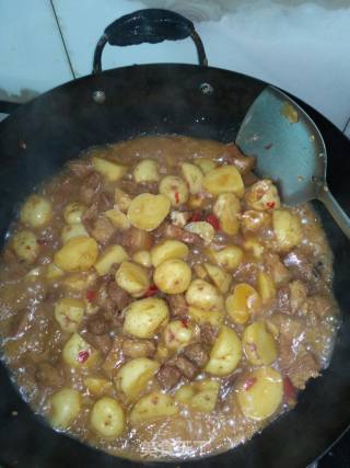 土豆烧肉的做法步骤：6