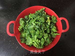 烧白菜苔的做法步骤：1
