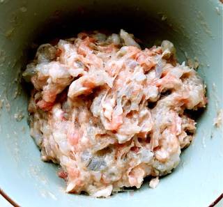 豉油野菜鲜虾丸的做法步骤：6