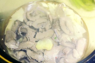 猪心双笋汤的做法步骤：2