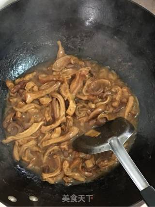 双椒肚丝的做法步骤：8