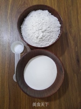 褐麦粉薄饼的做法步骤：1