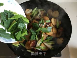 腊肉炒杏鲍菇的做法步骤：8