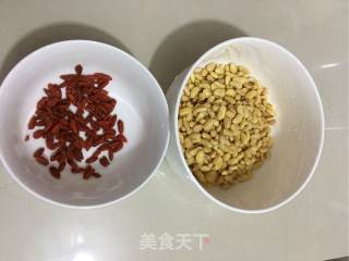 枸杞豆浆和豆渣饼的做法步骤：1