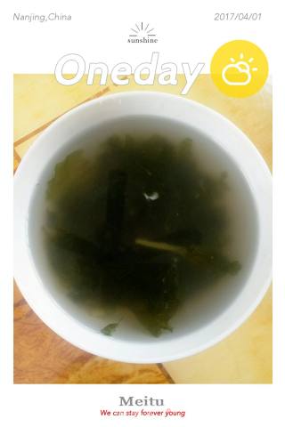 海米紫菜汤的做法步骤：5