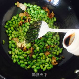 干煸毛豆的做法步骤：6