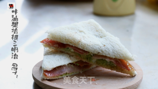 快手早餐——牛油果培根三明治的做法步骤：19