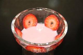草莓酸奶的做法步骤：7