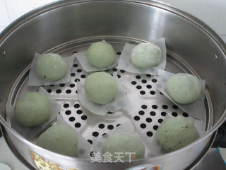 ＃春食野菜香＃马兰头豆干青团的做法步骤：11