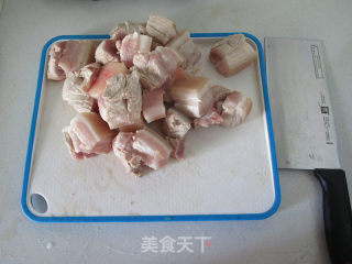 百叶结红烧肉的做法步骤：5