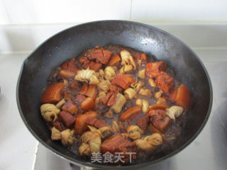 百叶结红烧肉的做法步骤：13