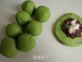 ＃春食野菜香＃麦苗青团的做法步骤：5