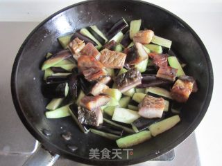 咸鱼茄子煲的做法步骤：7