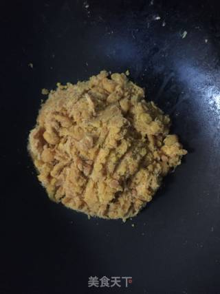 艾草蛋黄肉松青团的做法步骤：5
