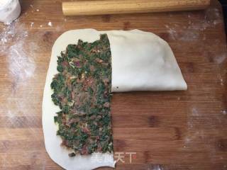 香煎荠菜猪肉饼的做法步骤：14