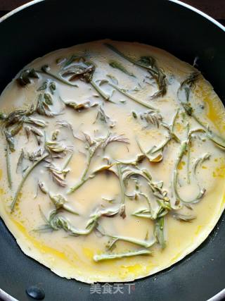 ＃春食野菜香＃煎香椿鸡蛋饼的做法步骤：10