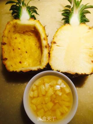 香甜菠萝饭的做法步骤：4