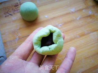 豆沙青团的做法步骤：11