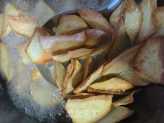 炸红薯角红薯丝的做法步骤：7