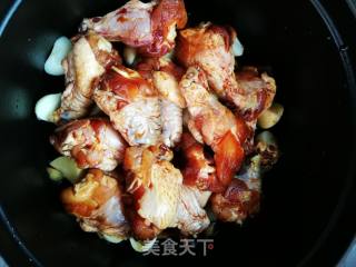无水蒜香黑椒鸡的做法步骤：6