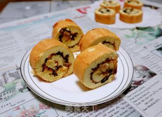 蓝莓肉松蛋糕卷的做法步骤：14